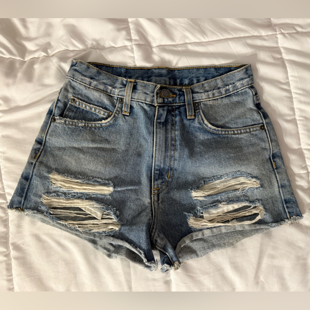 Carmar Denim Distressed Micro Shorts - Festival, Coachella Style Shorts